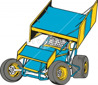 400x347 Vector Art Graphics Free, Vector Logo Cdr Files, Free Sprint Car