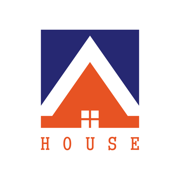 600x600 Square House Logo Vector Free Download