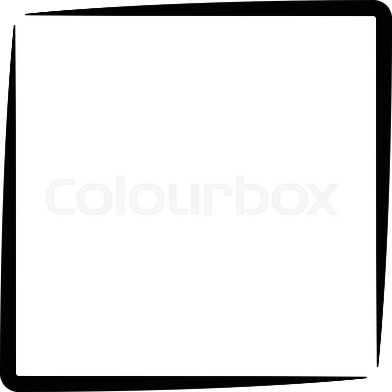 800x800 Square Format Photo Frame, Photo Border