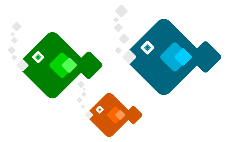 800x496 Square Fishes Free Vector 4vector