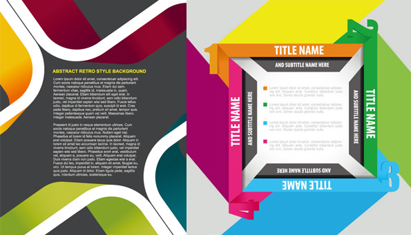 595x341 Square Digital Label Design Vector Free Download