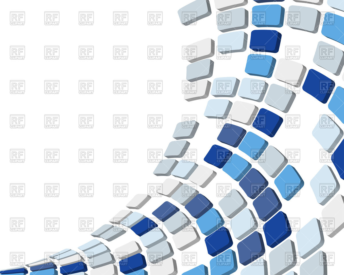 1200x960 Abstract Background With Blue Squares Vector Image Vector