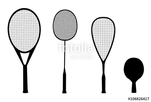500x337 Silhouettes Of Racquet Sports