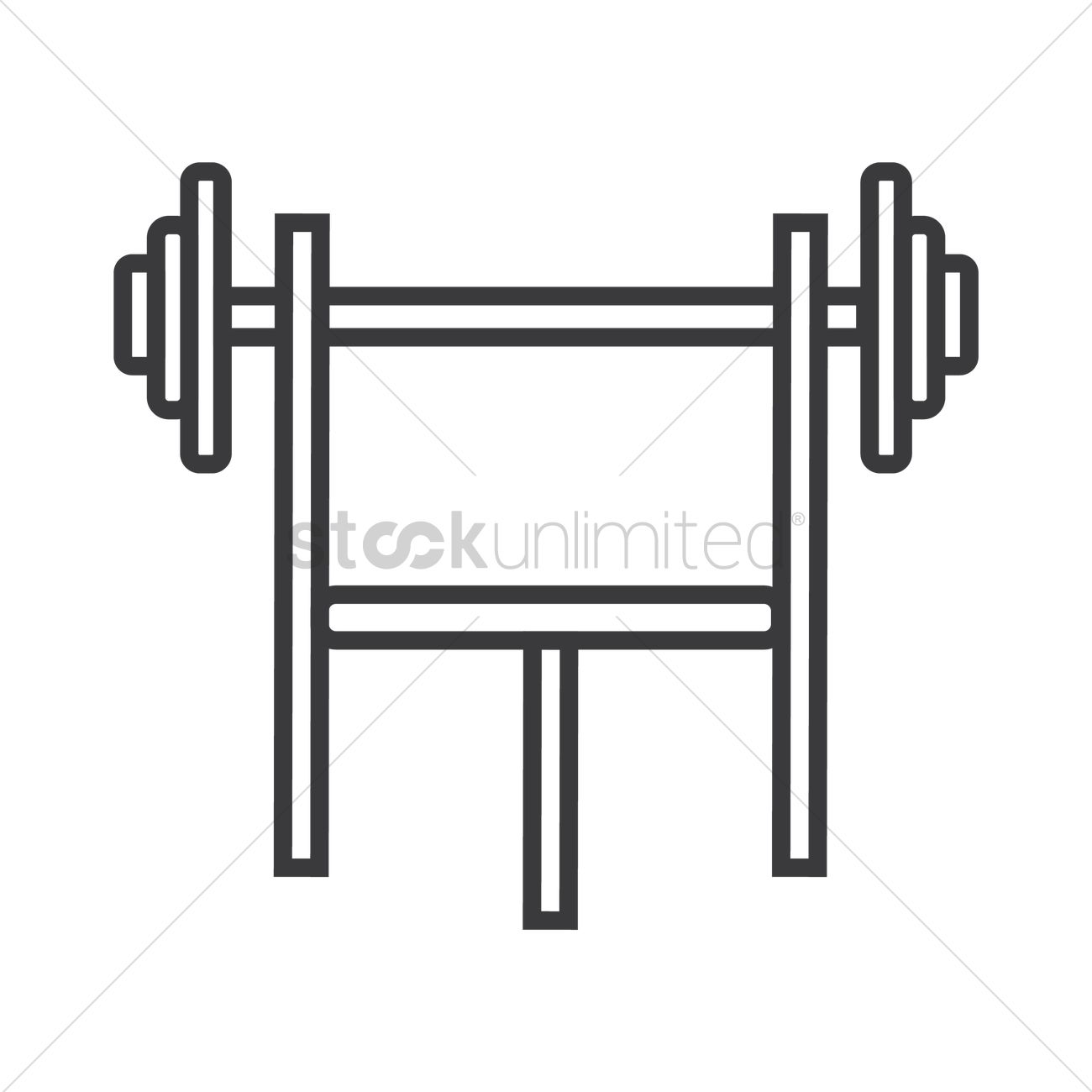 1300x1300 Squat Rack Vector Image