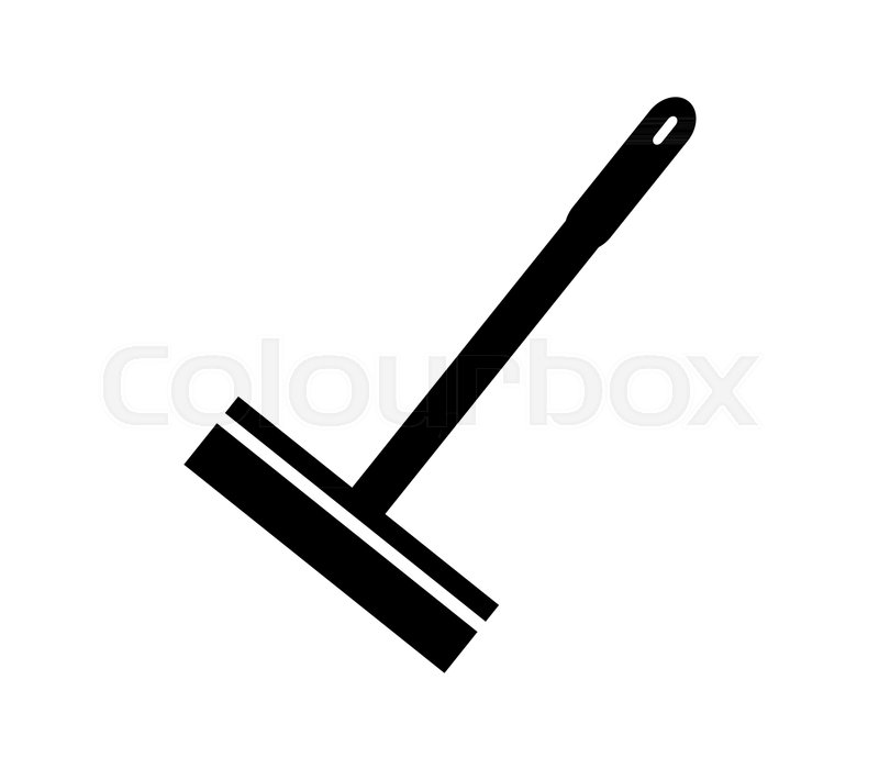 800x700 Squeegee Window Icon Stock Vector Colourbox