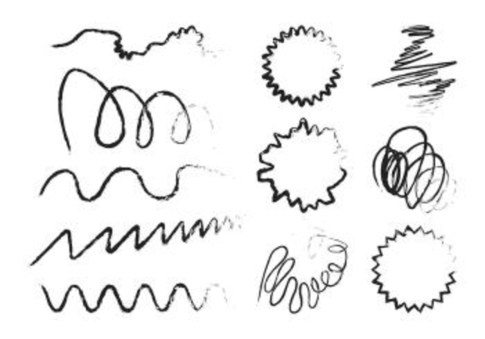 700x490 Set Of Squiggle Vector