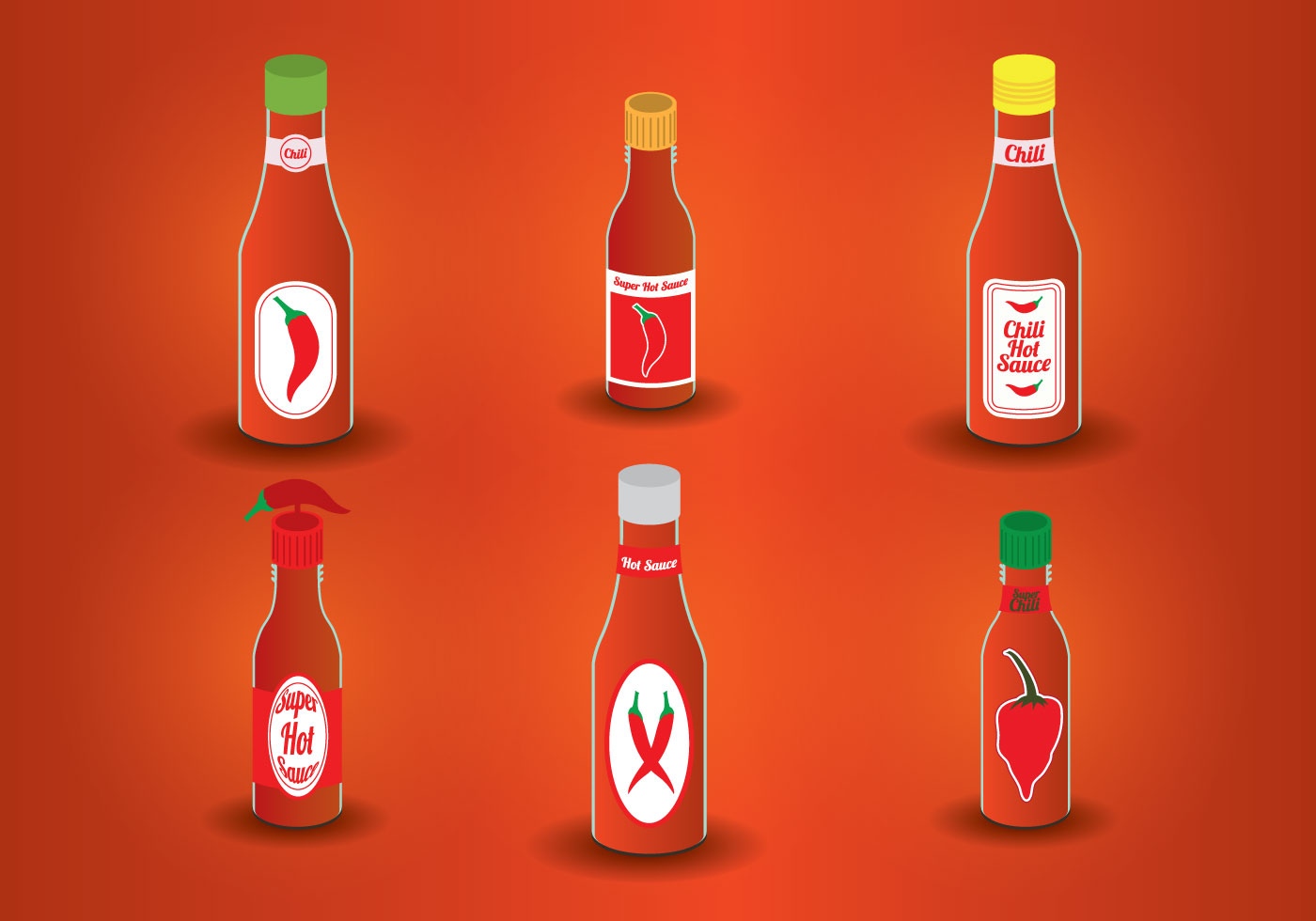 1400x980 Hot Sauce Free Vector Art
