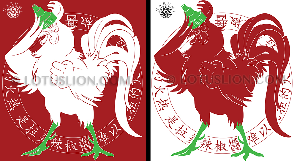 1000x542 Sriracha Rooster By Naryu