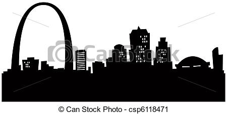 450x227 Skyline Clipart St Louis