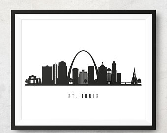 340x270 St Louis Skyline Etsy
