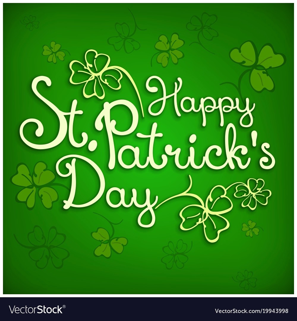 1000x1080 St Patrick Day Poster Vector 19943998 Images