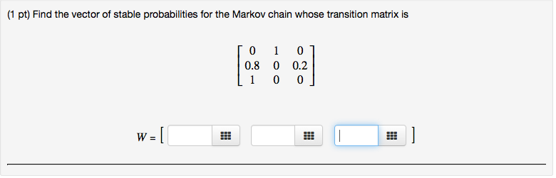 780x251 Solved Find The Vector Of Stable Probabilities For The Ma