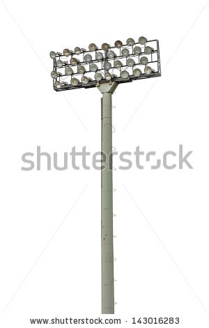 300x470 Football Stadium Lights Clipart