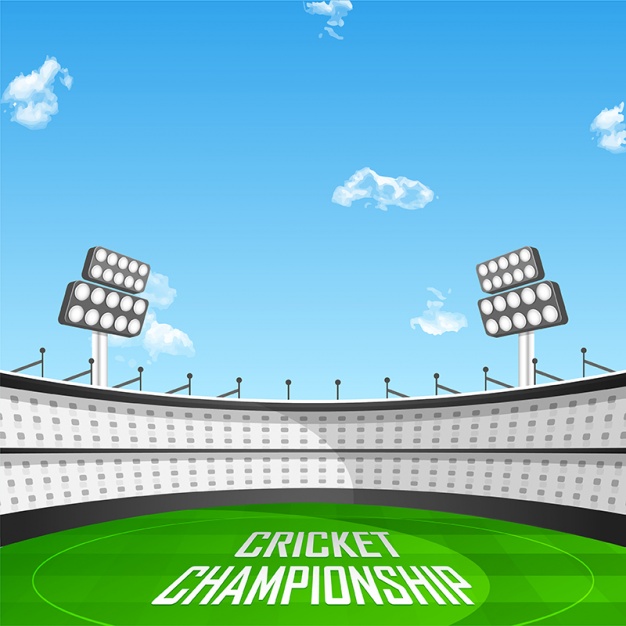626x626 Fantastic Background Of Cricket Stadium Vector Premium Download