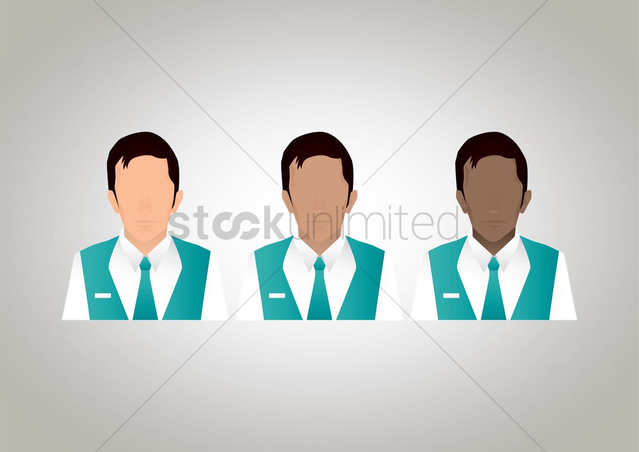 1300x919 Hotel Staff Vector Image