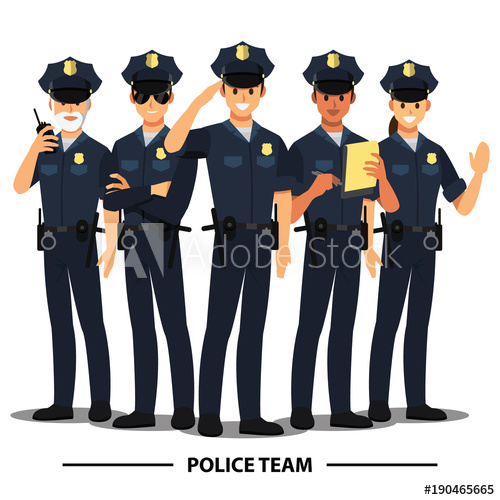 500x500 Medical Team And Staff ,vector Illustration Cartoon Character