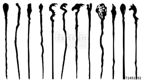 500x286 Magic Staff Silhouettes Stock Image And Royalty Free Vector Files