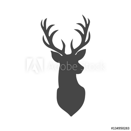 Stag Head Vector at GetDrawings | Free download