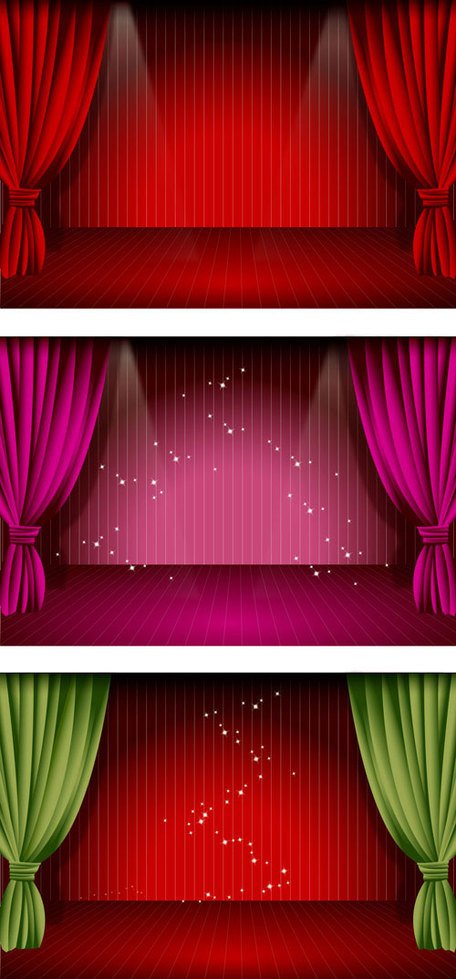 456x979 Free Stage Curtain Clipart And Vector Graphics