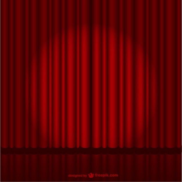 626x625 Dark Red Stage Curtain Vector Free Download