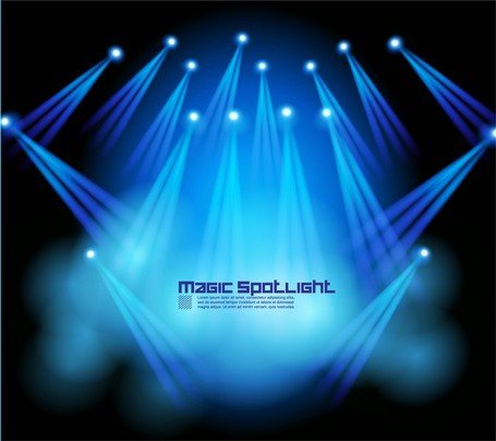 455x404 Free Stage Lighting Effects 05 Clipart And Vector Graphics