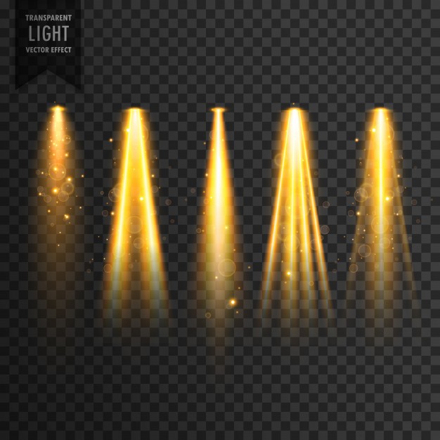 626x626 Realistic Stage Lights Vector Free Download