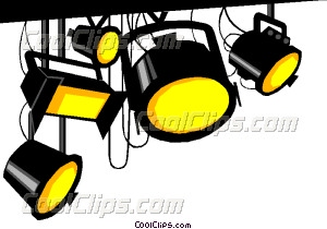 300x210 Stage Light Vector