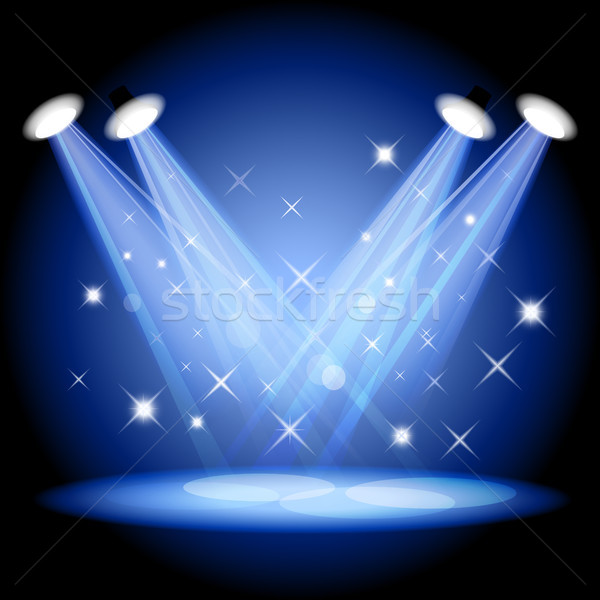 600x600 Stage Light Vector Illustration Elena Garbar (Elenashow