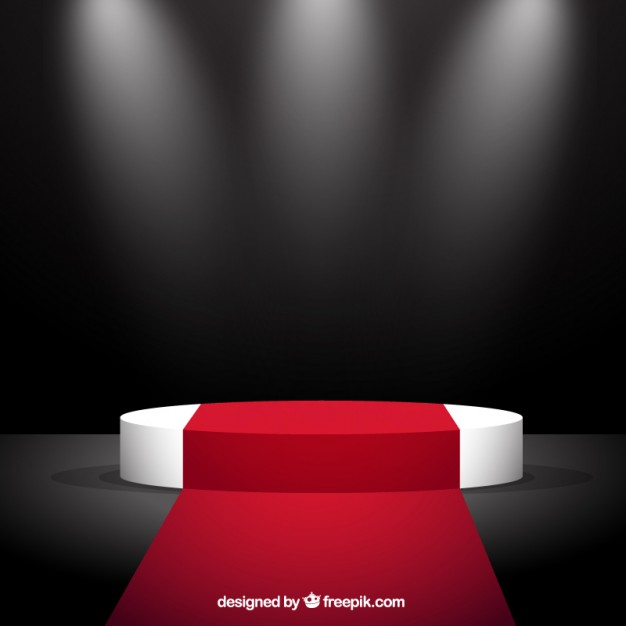 626x626 Red Carpet And Stage Vector Free Download