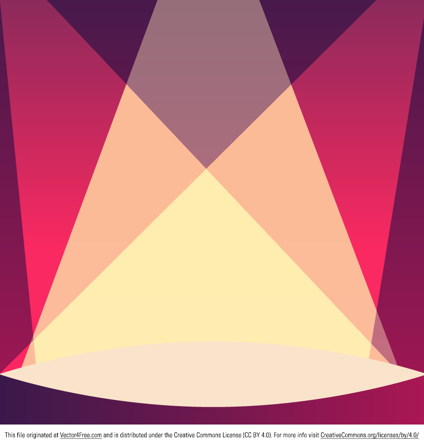 829x869 Free Stage Background Vector