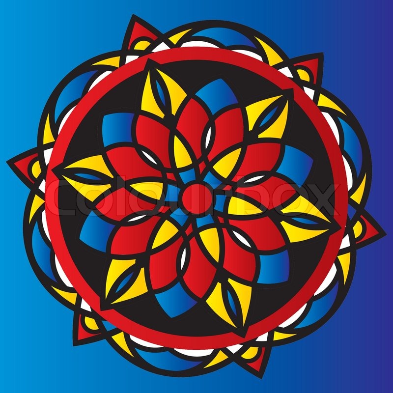 800x800 Spiky Bright Abstract Symmetrical Pattern