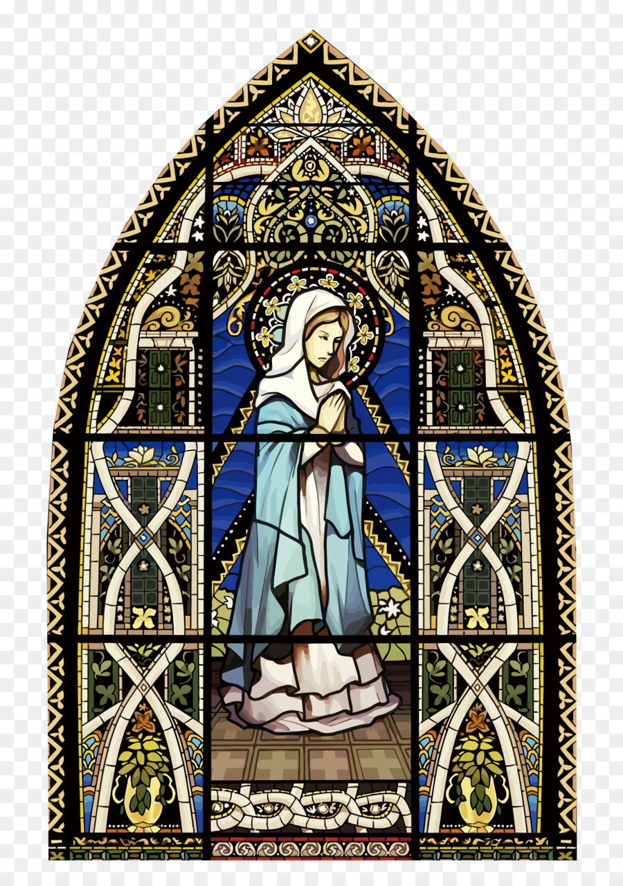 900x1280 Stained Glass Window Church