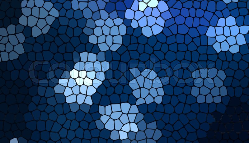 800x460 Abstract Backdrop Simulating A Stained Glass Window Stock Vector