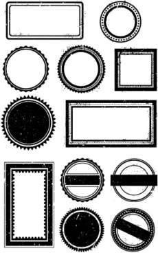 230x368 Stamp Border Vector Free Vector Download (6,307 Free Vector) For