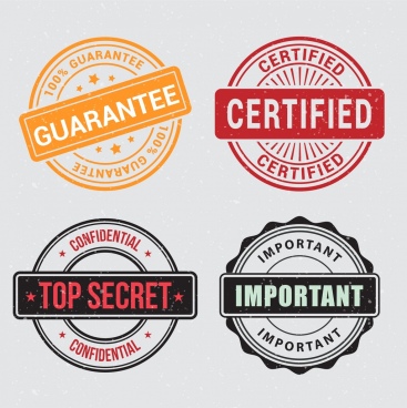 367x368 Round Stamp Logo Free Vector Download (71,155 Free Vector) For