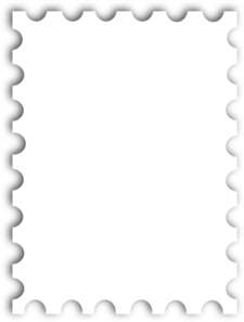 225x297 Blank Postage Stamp Template Kb Clip Art