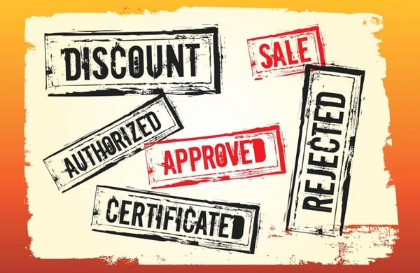 600x390 Grunge Vector Stamps Free Vector In Adobe Illustrator Ai ( .ai