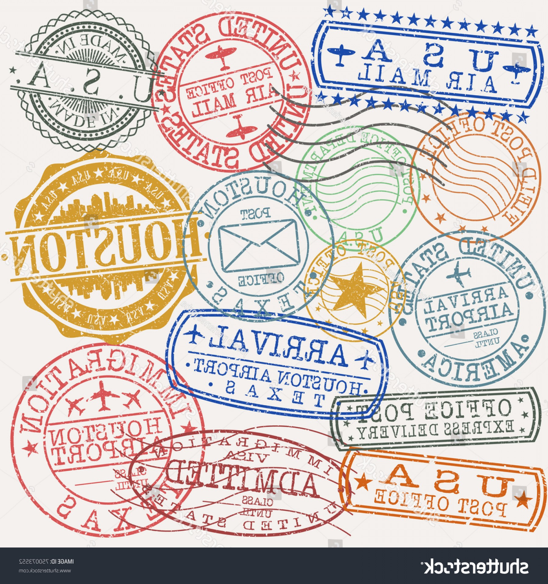 1800x1920 Houston Texas Stamp Vector Art Symbol Createmepink