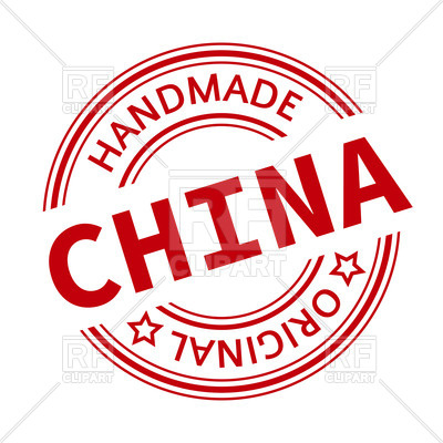 400x400 Made In China Red Round Stamp Vector Image Vector Artwork Of