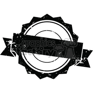 300x300 Royalty Free Grunge Vintage Old Circle Template Vector Art 400235