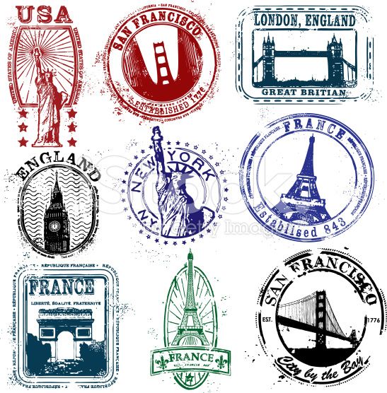 547x556 Stamp Clipart Travel Stamp