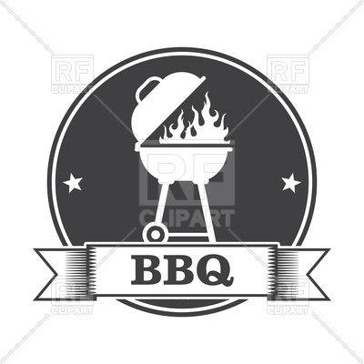 400x400 Barbecue (Bbq) And Grill Party Stamp Vector Image Vector Artwork
