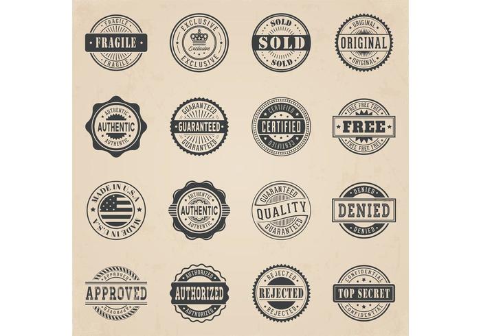 700x490 Free Commercial Stamp Vector Set