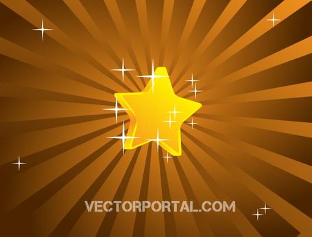 455x345 Free Vector Retro Star Background Design Clipart And Vector