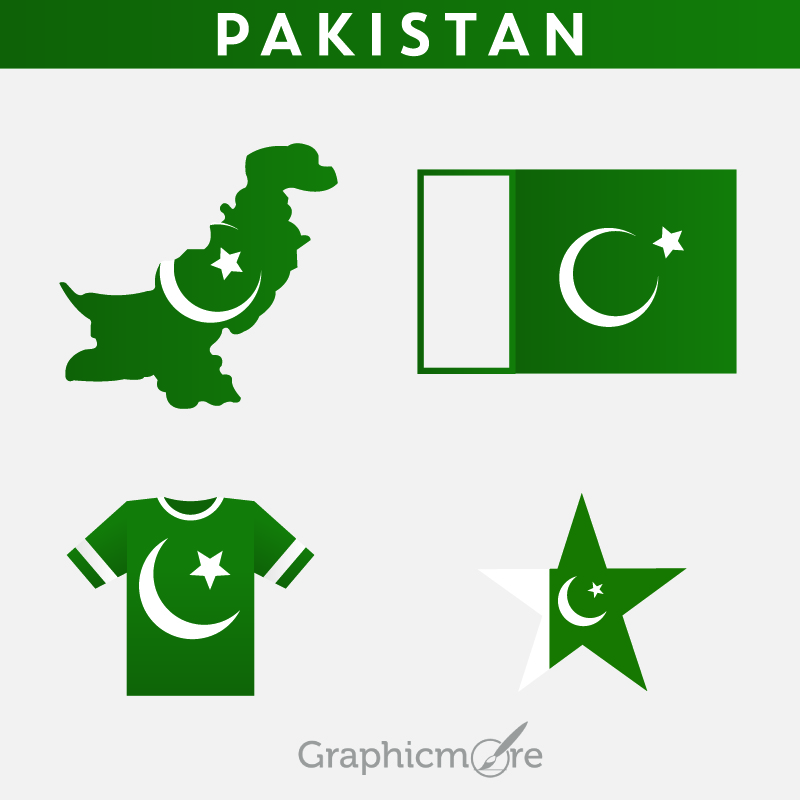 800x800 Pakistani Flag Map Jersey And Star Badge Design Free Vector File