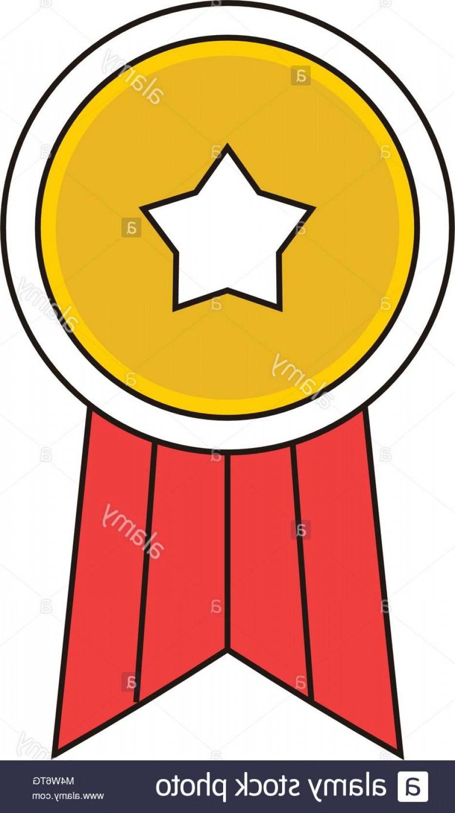 934x1668 Stock Photo Simple Star Badge Vector Outline Icon Illustration