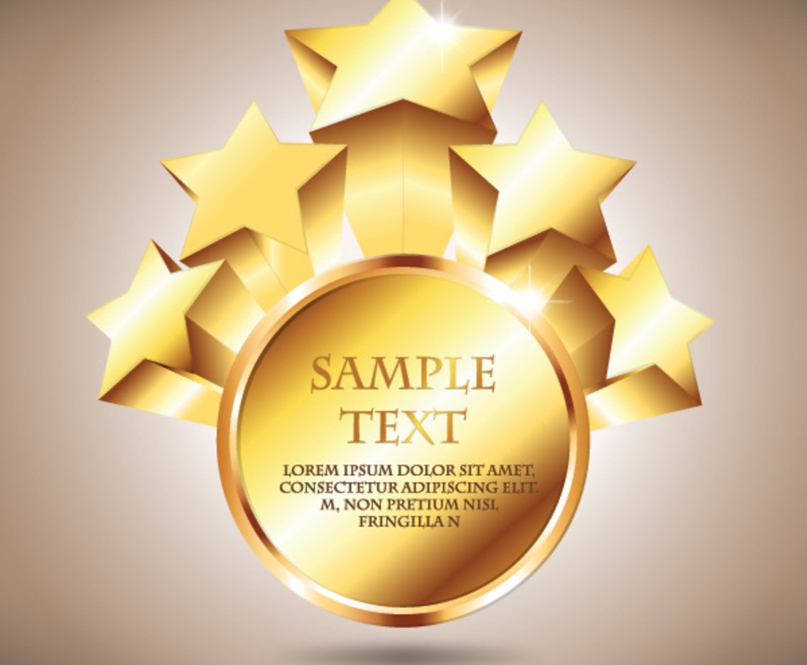 1136x936 Golden Star Badge Vector Art Amp Graphics