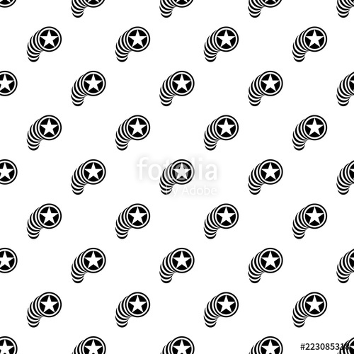 500x500 Star In Circle Icon. Simple Illustration Of Star In Circle Vector