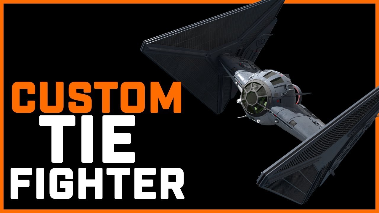 1280x720 Tie Vector Custom Tie Fighter With Variable Geometry