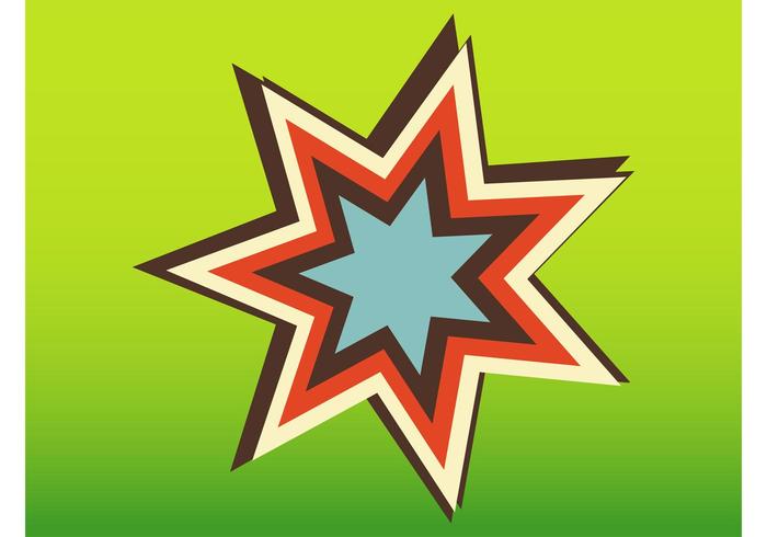 700x490 Retro Star Icon